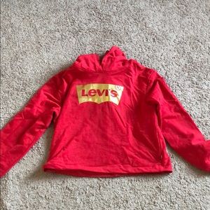 Levi’s crop top hoodie